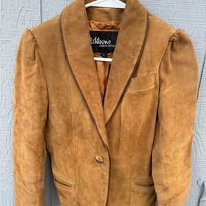Wilson Women's Brown Suede Blazer
